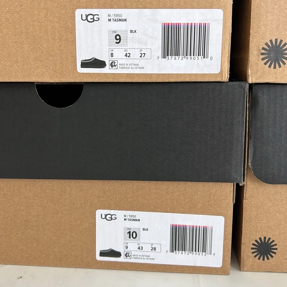 New UGG Tasman Slipper in Black Men’s Slip-On - Picture 14 of 14